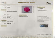 8.17/CT Natural Ruby Stone with Govt. Lab Certificate-16140S206351